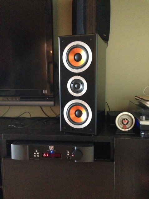 Audioception speaker close-up